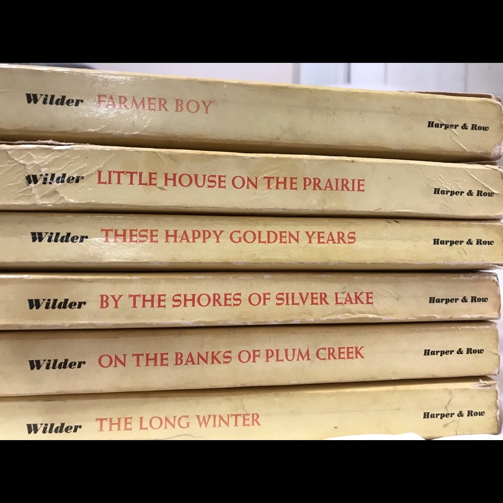 6 Laura Ingles Wilder books